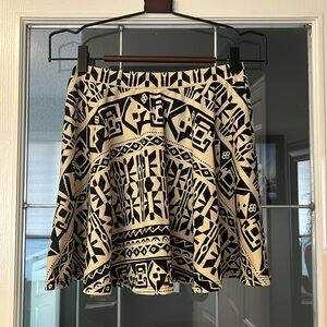 Aztec pattern skirt